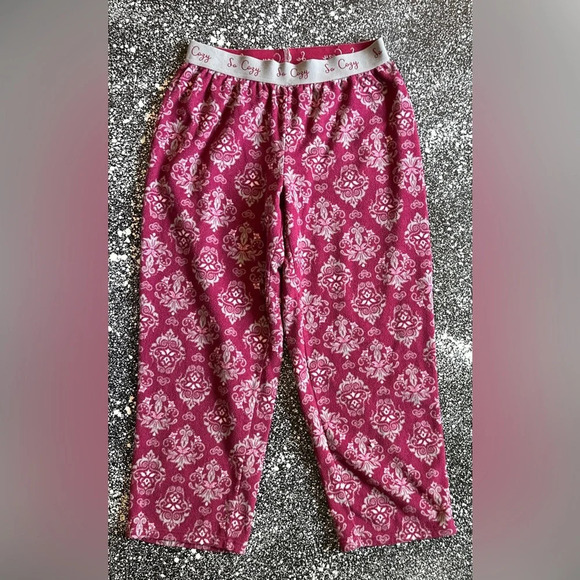 So Cozy Floral Pajama Pants Petite Md - Picture 1 of 4